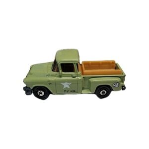 2009 MATCHBOX 1957 GMC STEPSIDE 57 SUR+ GREEN 1:66 DIECAST 2.75" MILITARY PICKUP